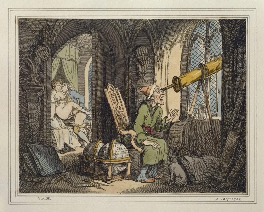 Thomas Rowlandson-77-Gli osservatori delle stelle
